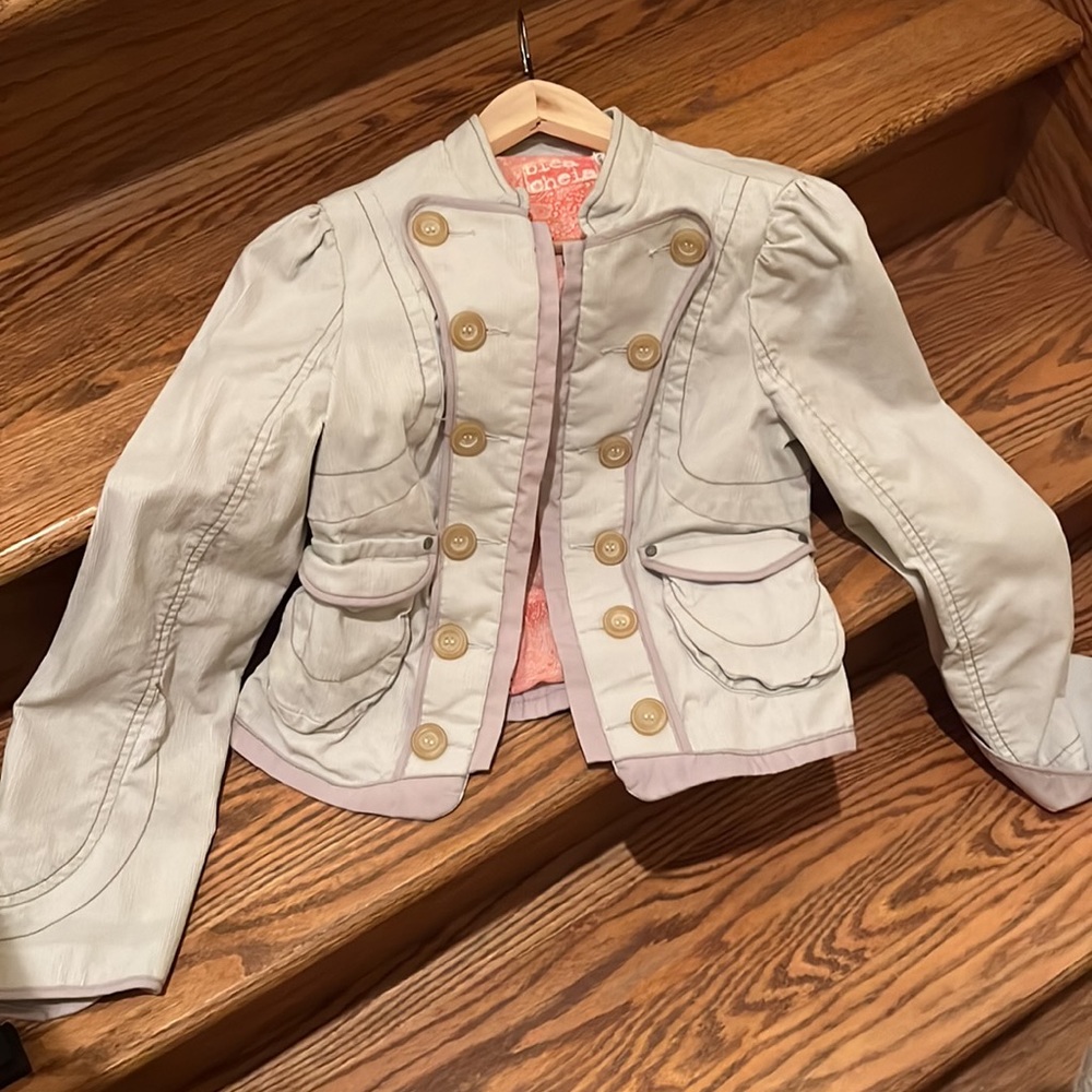 Unique Anthro Bica Cheia fine wale cord jacket.